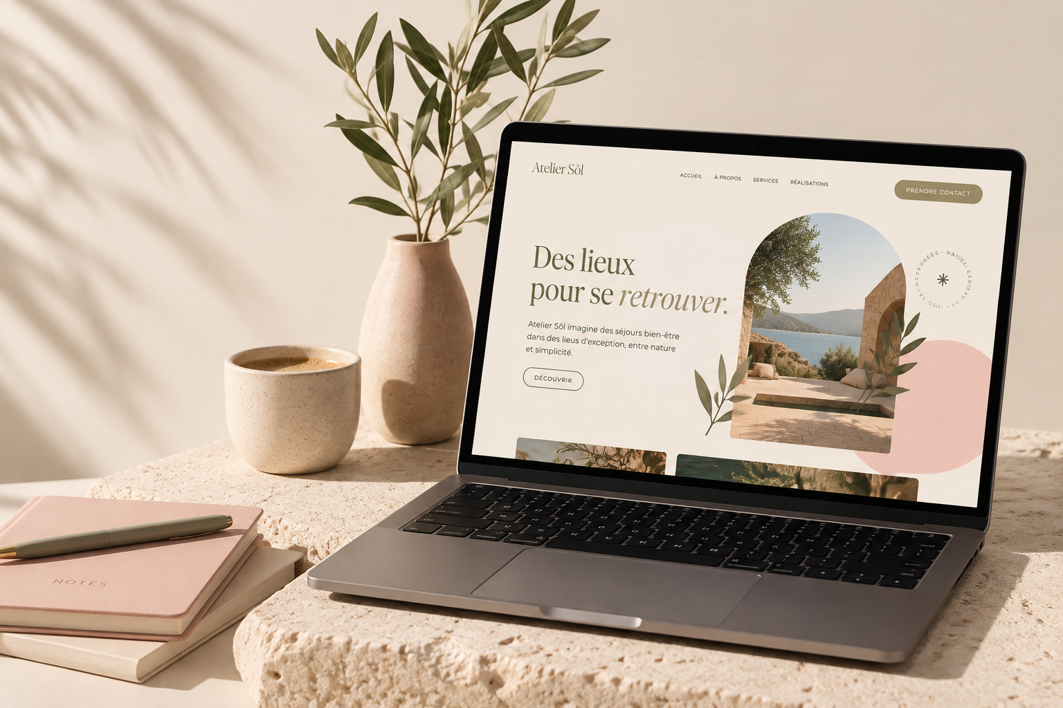 Exemple de création de site web